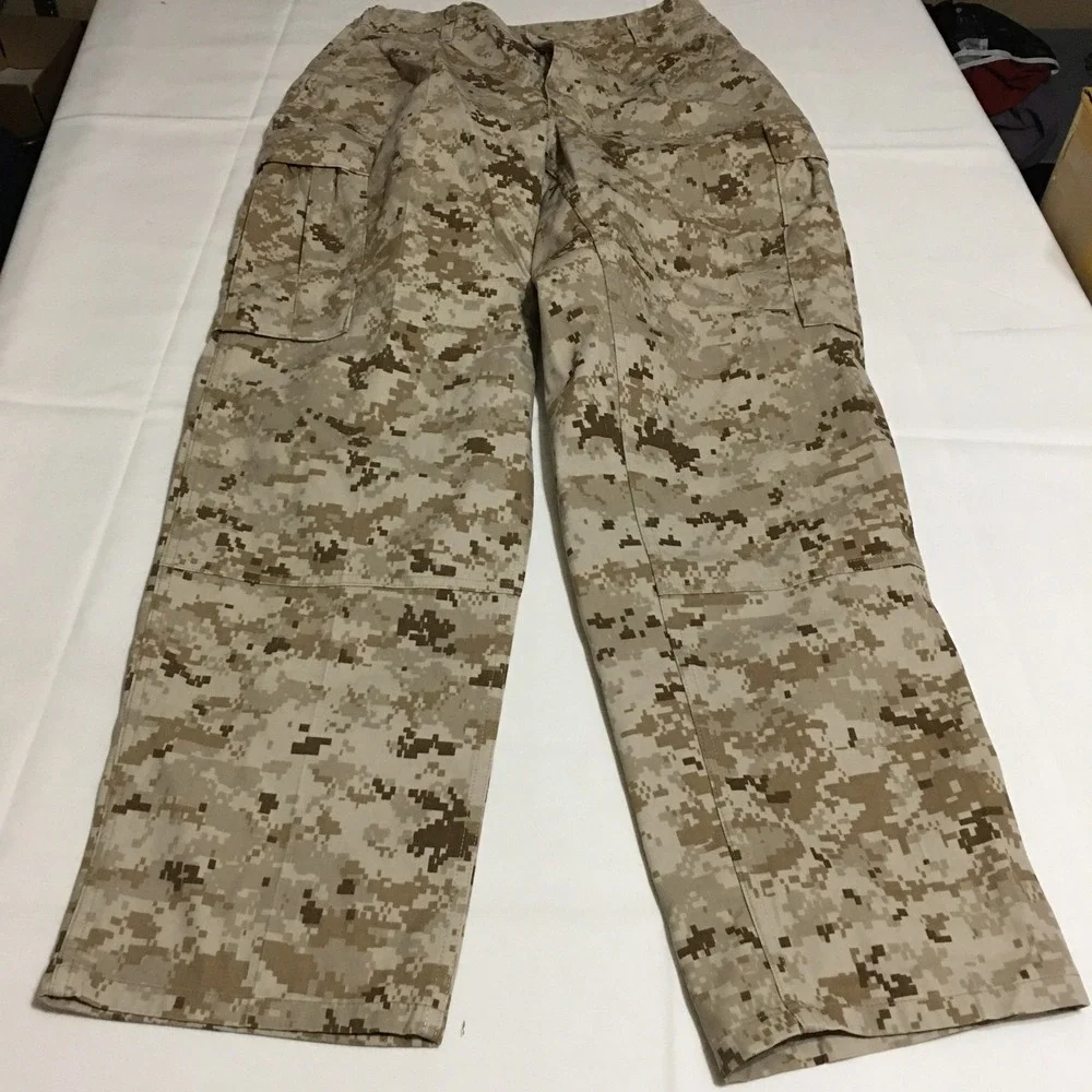 USMC Trousers Desert MARPAT Camo MCCUU Medium Short Uniform Tan